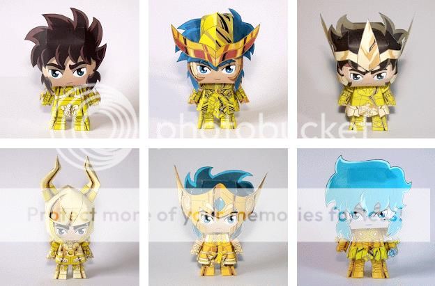 saint seiya papercraft